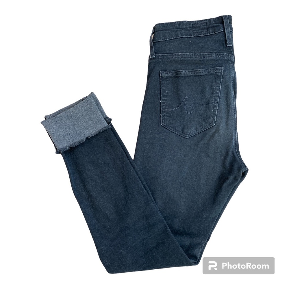 AG women’s high rise skinny dark denim size 25 Regular